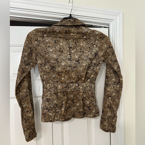 Frankie B. Floral Brown Blazer - Picture 2 of 4